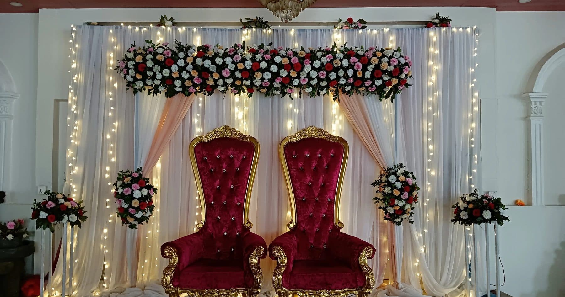 Signature event decoration by Floral Roots & Decor